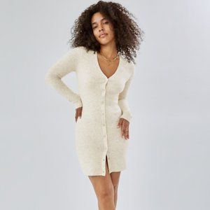 Aritzia Wilfred Alexandra Dress - Size S Heather Birch